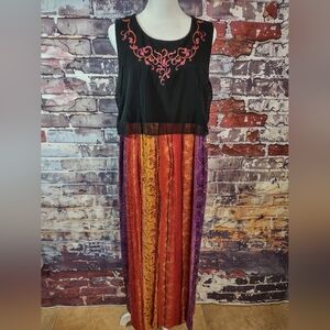 Carole Little Embroidered Popover Dress